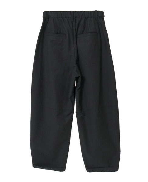 コットンテンセルバレルパンツ 詳細画像 ブラック 6
