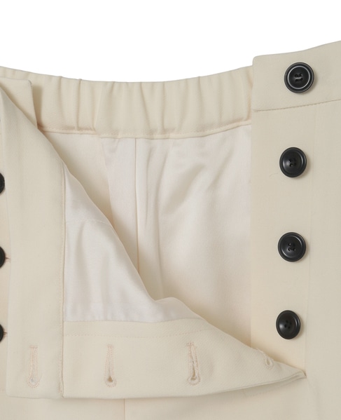 【LOURMARIN】イージーワイドストレート 詳細画像 ホワイト 15