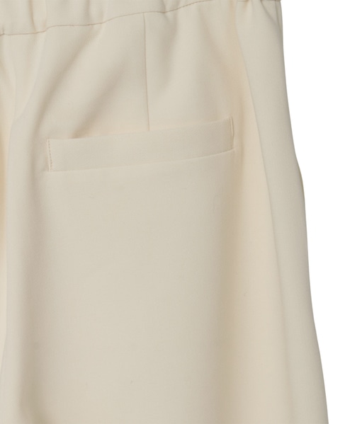 【LOURMARIN】イージーワイドストレート 詳細画像 ホワイト 16