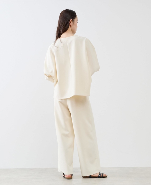 【LOURMARIN】イージーワイドストレート 詳細画像 ホワイト 6