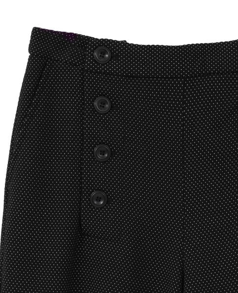 【LOURMARIN】イージーワイドストレート 詳細画像 ブラック 6