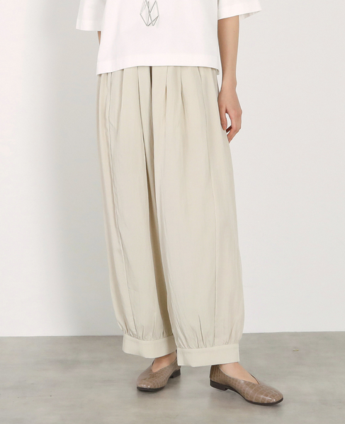 コクーンイージーパンツ 詳細画像 ライトベージュ 1
