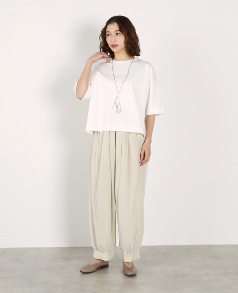 コクーンイージーパンツ 詳細画像 ライトベージュ 3