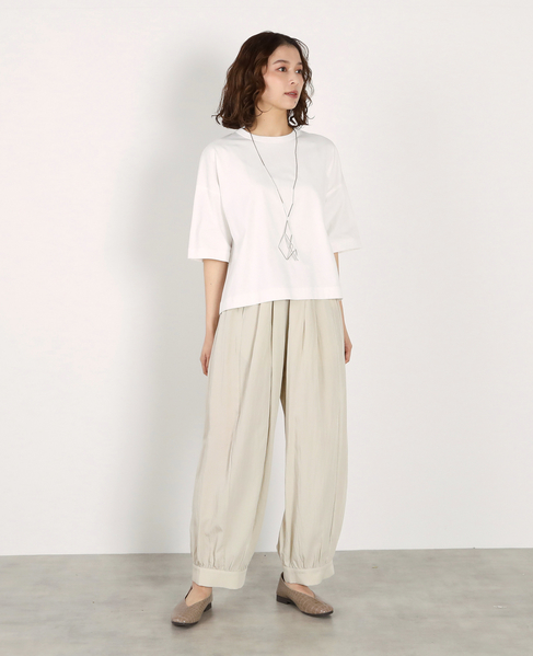 コクーンイージーパンツ 詳細画像 ライトベージュ 8