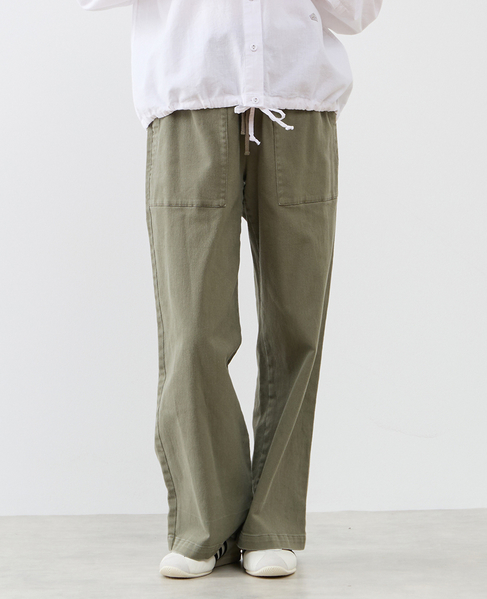 イージーベイカーストレートパンツ 詳細画像 カーキ 1