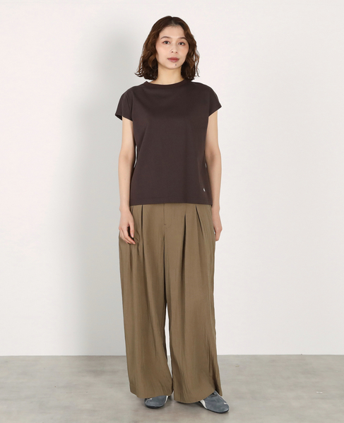 タックストレートパンツ 詳細画像 カーキ 3