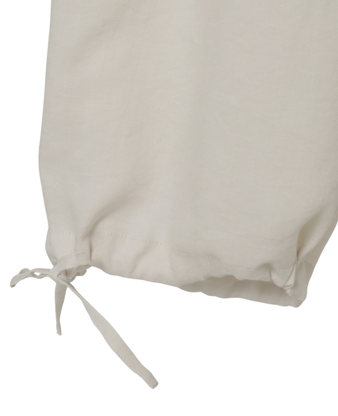 【LOURMARIN】レーヨン麻ギャザーバレルパンツ 詳細画像 ライトベージュ 8