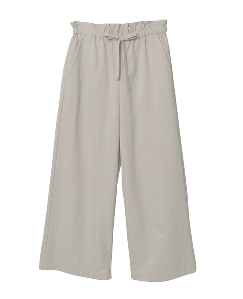 【LOURMARIN】ウエストフリルイージーパンツ 詳細画像 ライトグレー 14