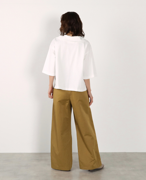 【LOURMARIN】ウエストフリルイージーパンツ 詳細画像 オリーブ 10