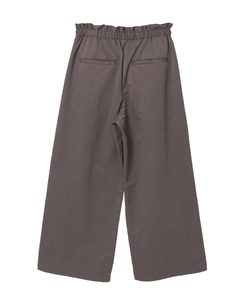 【LOURMARIN】ウエストフリルイージーパンツ 詳細画像 グレー 13