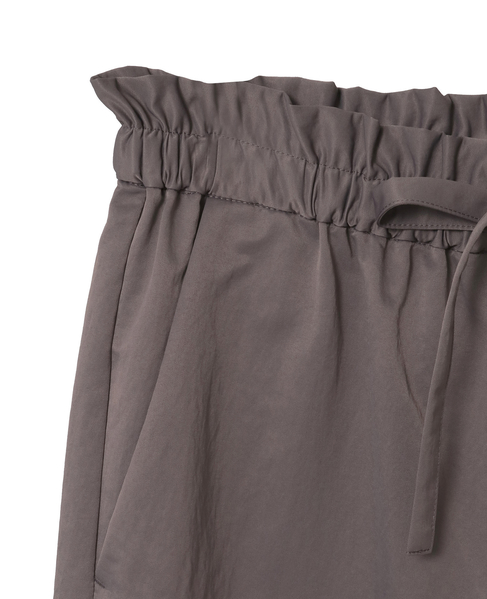 【LOURMARIN】ウエストフリルイージーパンツ 詳細画像 グレー 14