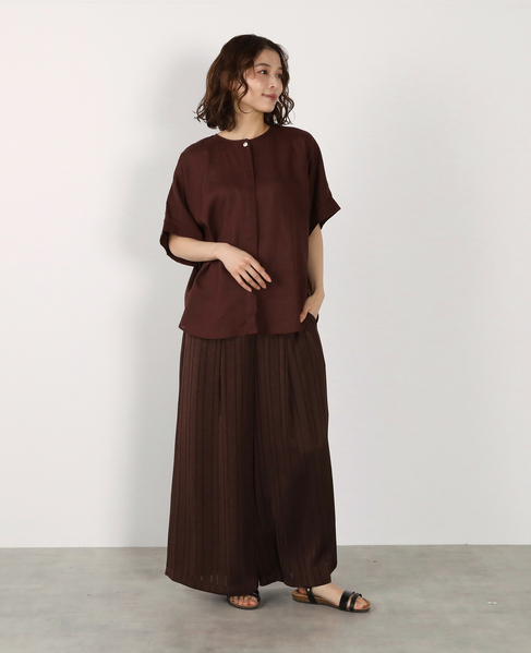 タックイージーパンツ 詳細画像 ブラウン 11