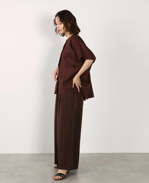 タックイージーパンツ 詳細画像 ブラウン 5