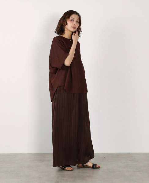 タックイージーパンツ 詳細画像 ブラウン 9