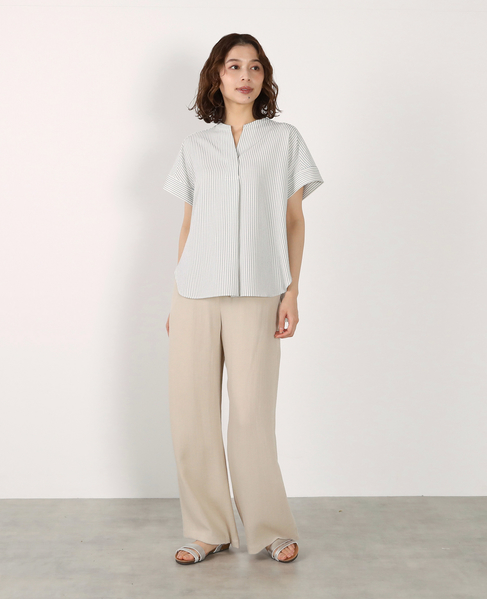 イージーセミワイドパンツ 詳細画像 ベージュ 3