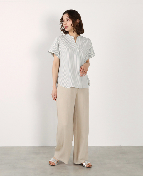 イージーセミワイドパンツ 詳細画像 ベージュ 9