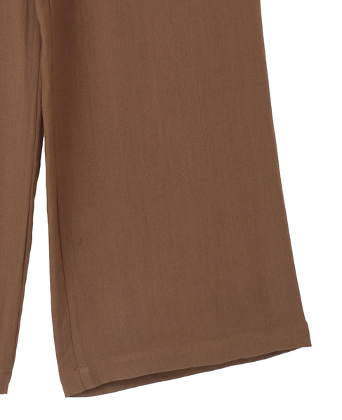 イージーセミワイドパンツ 詳細画像 キャメル 4