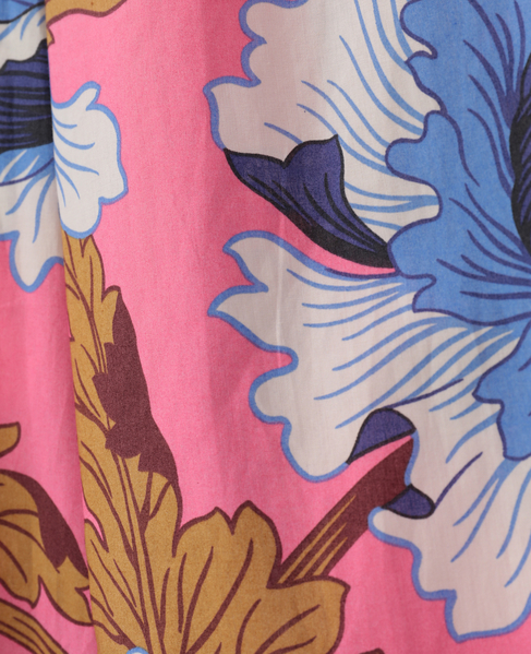 【LOURMARIN】リバティプリントイージーパンツ 詳細画像 ピンク 6