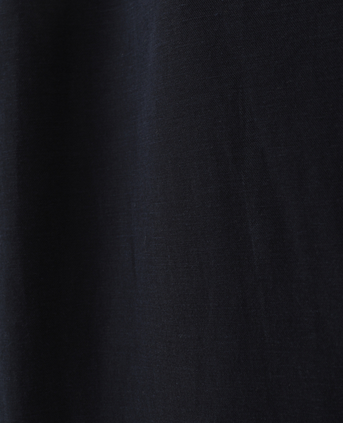 【LOURMARIN】テンセル麻イージーストレートパンツ 詳細画像 ネイビー 6