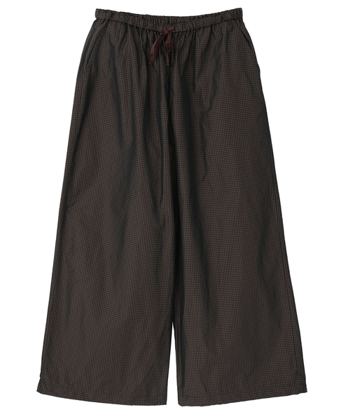 【LOURMARIN】メモリータフタドロストパンツ 詳細画像 ブラウン 1