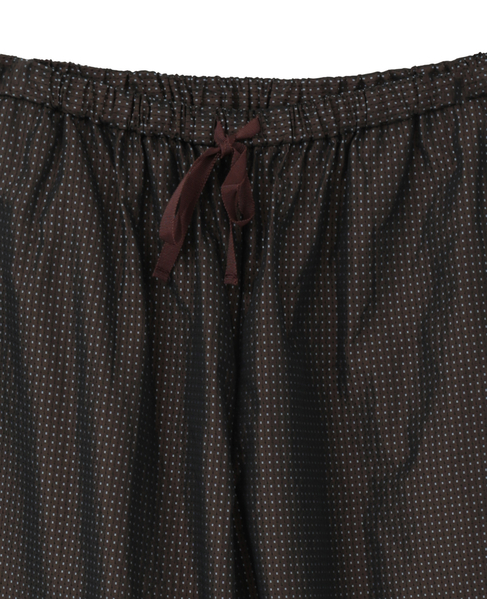 【LOURMARIN】メモリータフタドロストパンツ 詳細画像 ブラウン 3