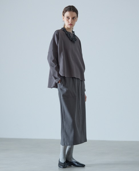 イージーウォームスカート 詳細画像 グレー 3