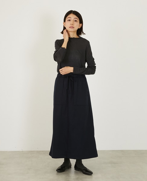 イージーウォームスカート 詳細画像 ネイビー 2