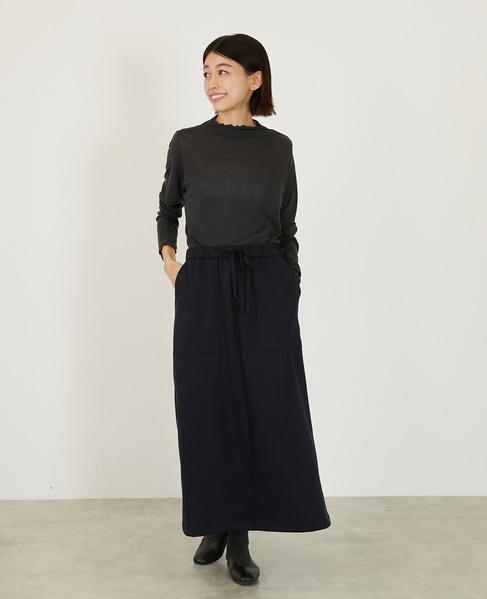 イージーウォームスカート 詳細画像 ネイビー 3