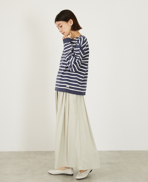 タックロングスカート 詳細画像 ライトベージュ 4