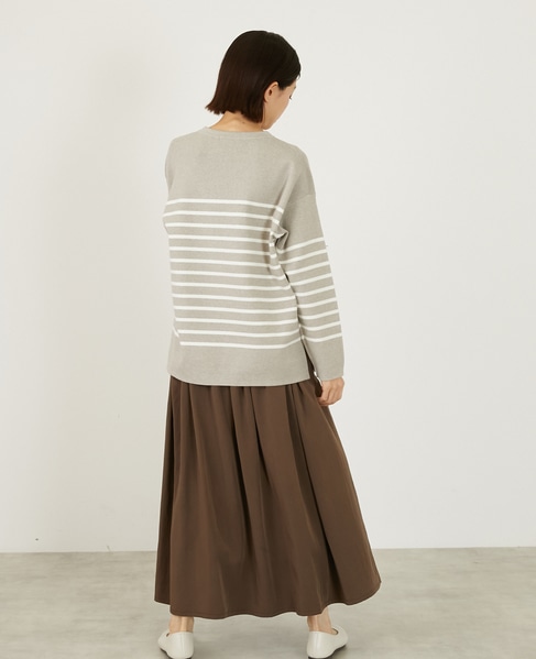 タックロングスカート 詳細画像 ブラウン 6