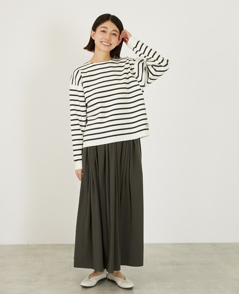 タックロングスカート 詳細画像 チャコールグレー 9