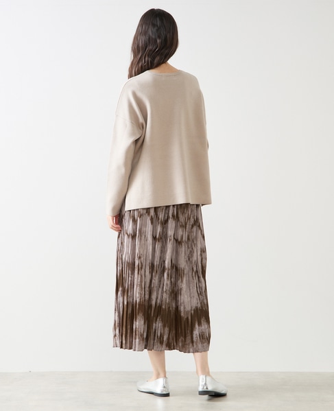 グラデーションプリーツスカート 詳細画像 カーキ 5
