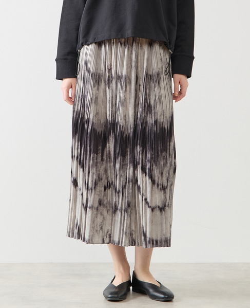 グラデーションプリーツスカート 詳細画像 グレー 1