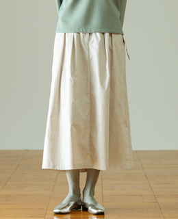 【LOURMARIN】タックフレアースカート