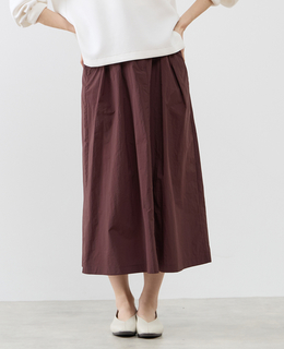 【LOURMARIN】タックフレアースカート