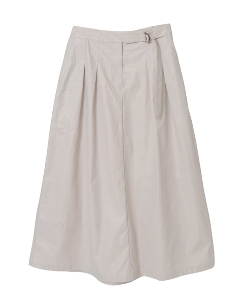 【LOURMARIN】タックフレアースカート 詳細画像 グレイッシュベージュ 3