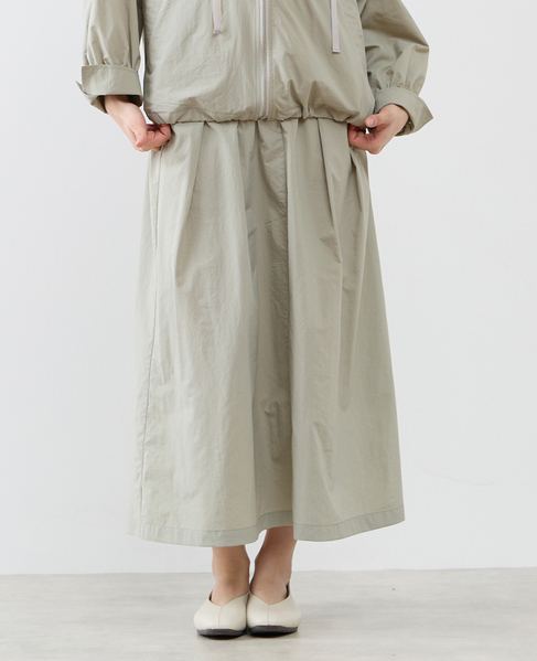 【LOURMARIN】タックフレアースカート 詳細画像 ミント 1