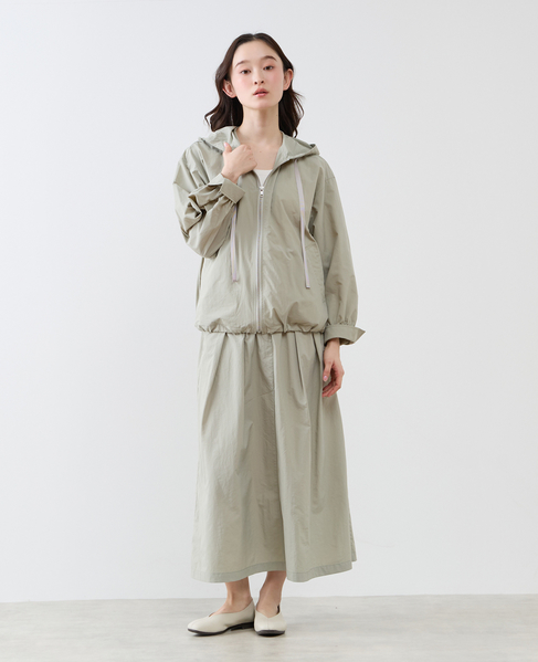 【LOURMARIN】タックフレアースカート 詳細画像 ミント 3