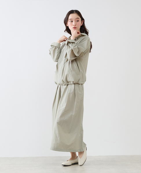 【LOURMARIN】タックフレアースカート 詳細画像 ミント 4