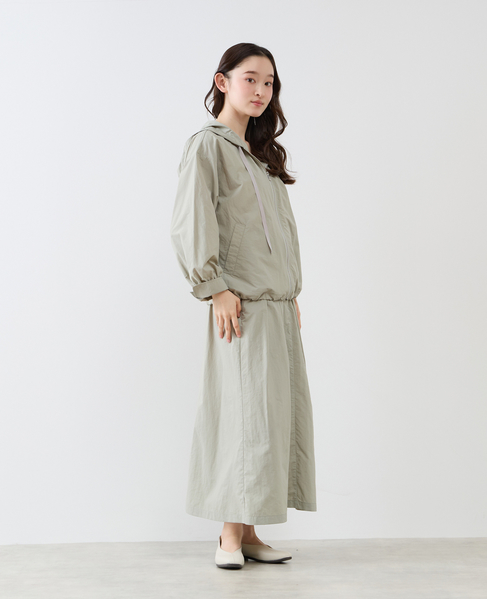 【LOURMARIN】タックフレアースカート 詳細画像 ミント 9