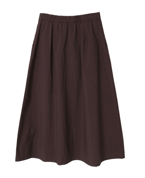 【LOURMARIN】タックフレアースカート 詳細画像 ブラウン 10