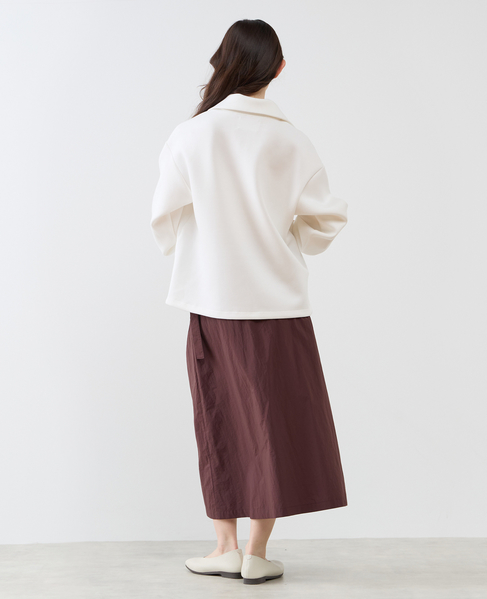 【LOURMARIN】タックフレアースカート 詳細画像 ブラウン 7