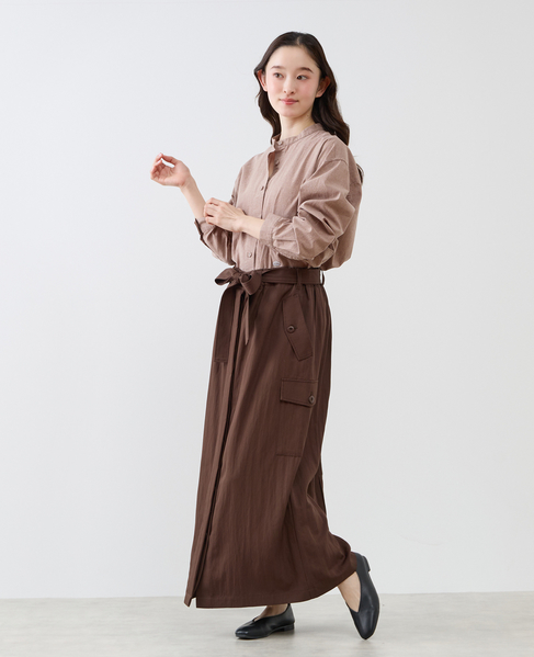 カーゴロングスカート 詳細画像 ブラウン 3