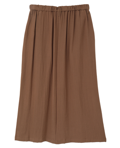 釦ナロースカート 詳細画像 キャメル 2