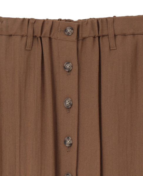 釦ナロースカート 詳細画像 キャメル 3