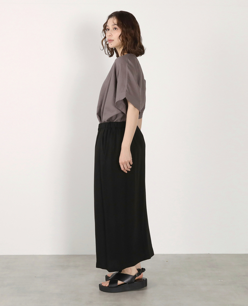 釦ナロースカート 詳細画像 ブラック 8