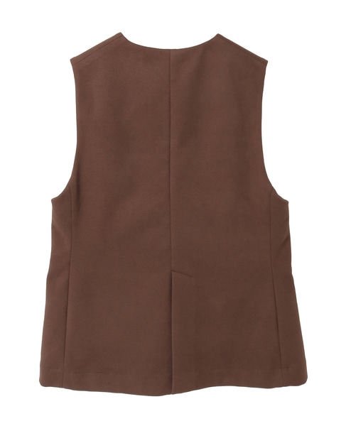 【LOURMARIN】Vネックジレ 詳細画像 ブラウン 4