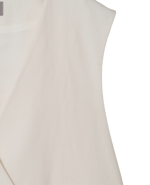 タックペプラムジレ 詳細画像 オフホワイト 8