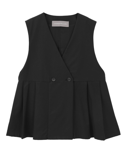 タックペプラムジレ 詳細画像 ブラック 11