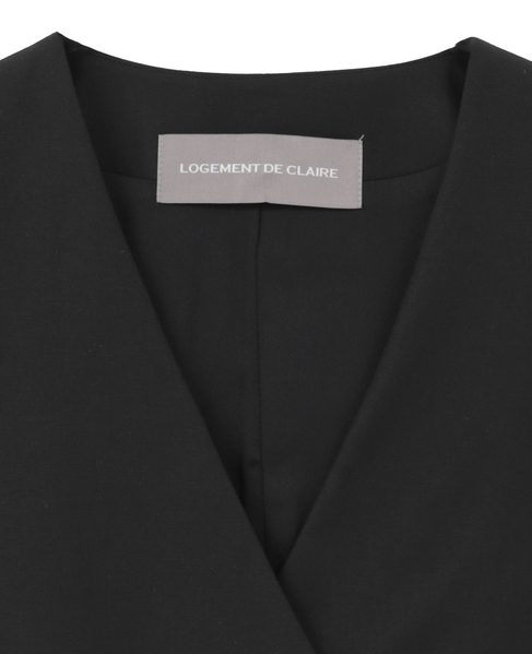 タックペプラムジレ 詳細画像 ブラック 13